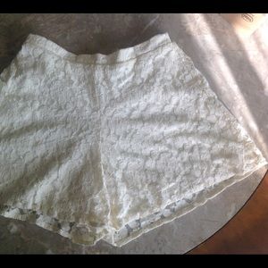Lace dress up shorts
